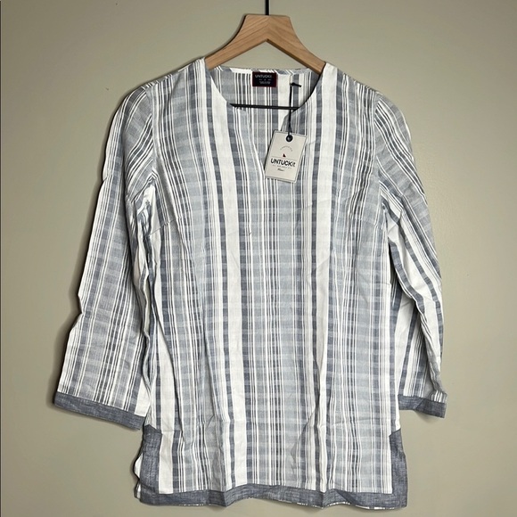 NWT Untuckit Romagana Shirt Womens 0 - Picture 1 of 5